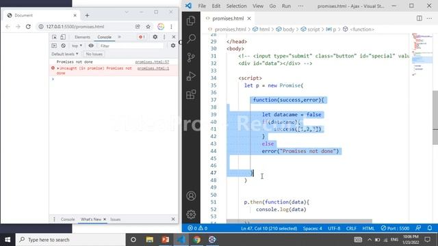 Promises in JavaScript | JavaScript Promises in Telugu | JavaScript for beginners | Promises смотреть онлайн