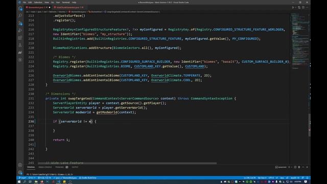 Fabric Tutorial: How to add Custom Dimensions to Minecraft 1.16.5 смотреть онлайн