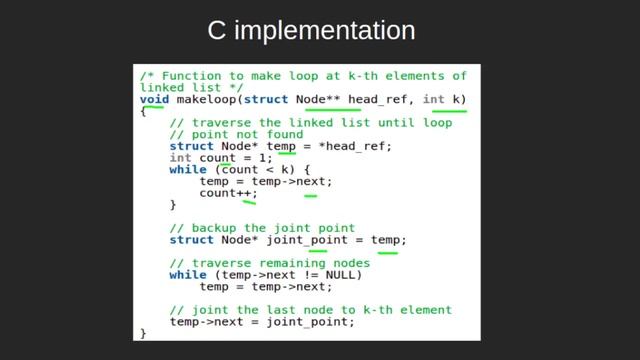 Make a loop at k-th position in a linked list | GeeksforGeeks смотреть онлайн