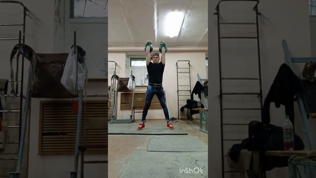 Гиревой Спорт.Жим гирь по длинному циклу. #тренировка#гири#жим# смотреть онлайн
