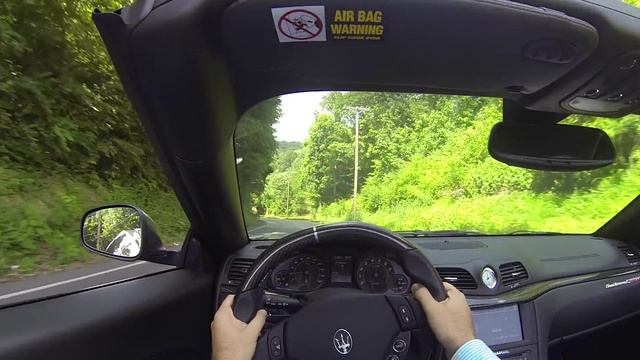 2014 Maserati GranTurismo MC Sport Line Convertible POV Test Drive смотреть онлайн