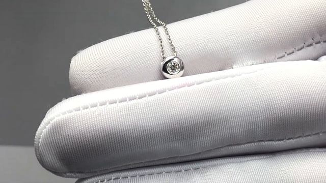 Золотой кулон подвеска бриллиант на цепочке Новая