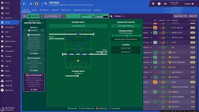 Possession FM19 Tactic - Beautiful Football in Football Manager 2019 смотреть онлайн