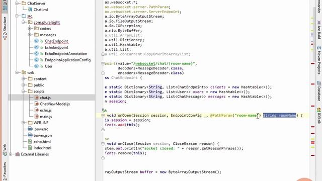 05 02 Using Path Parameters in a Java WebSocket Server смотреть онлайн