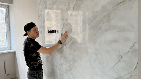 Мрамор из венецианской штукатурки!