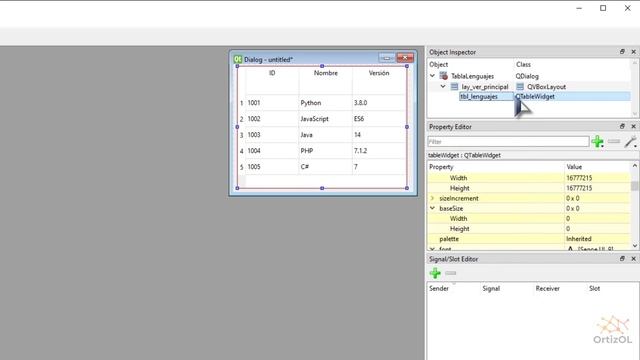 Python Curso V2: 506 Uso del Componente QTableWidget para Mostrar Datos Tabulares смотреть онлайн