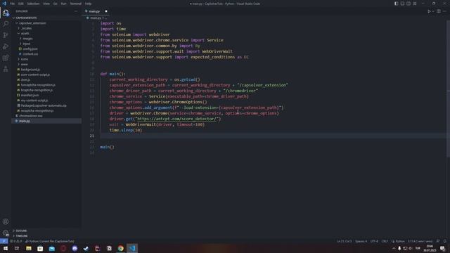 Bypass ReCaptcha V3 with Selenium & CapSolver смотреть онлайн