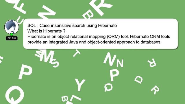 SQL : Case-insensitive search using Hibernate смотреть онлайн