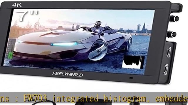 FEELWORLD FW703 7 Inch DSLR On Camera Field Monitor 3G SDI 4K HDMI Input Output Video Assist Peakin смотреть онлайн