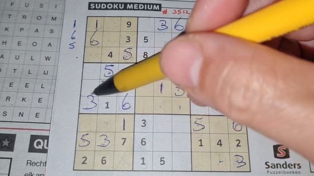 Again Our Daily Sudoku practice continues. (#3512) Medium Sudoku. 10-09-2021 смотреть онлайн