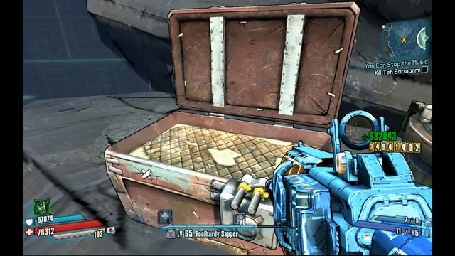 The Pre Sequel - "You can stop the music" quest and Teh Earworm (ClapTrap UVHM) смотреть онлайн