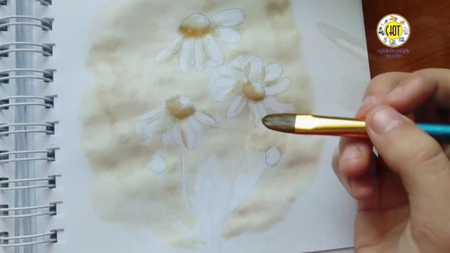 Рисуем ромашки кофе смотреть онлайн