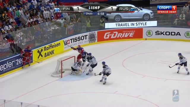 ЧМ 2015, Группа В, Тур 7, Россия - Финляндия