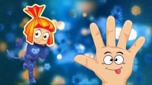 Герои в масках Смурфики СБОРНИК около15 мин развивающая песня Семья Пальчиков Smurfs Finge