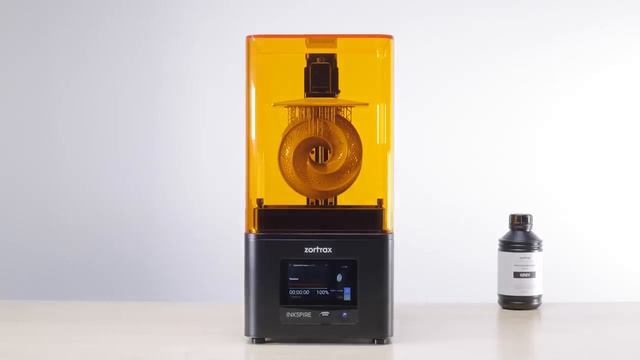 Timelapse of 3D Printing a Designer Torus on Zortrax Inkspire Resin 3D Printer смотреть онлайн