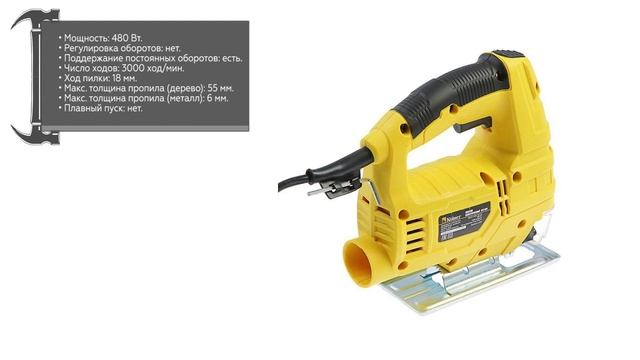 Электролобзик Kolner KJS 480