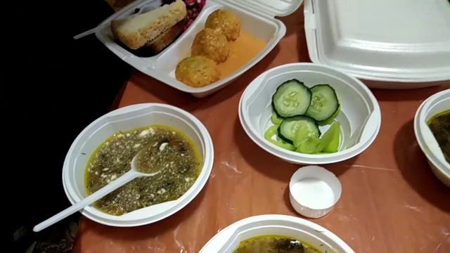 Третий день в буферной зоне ,суточный рацион .