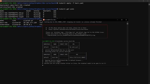 Modernización Docker y K8S Parte 3 Migrando a minikube K8S смотреть онлайн