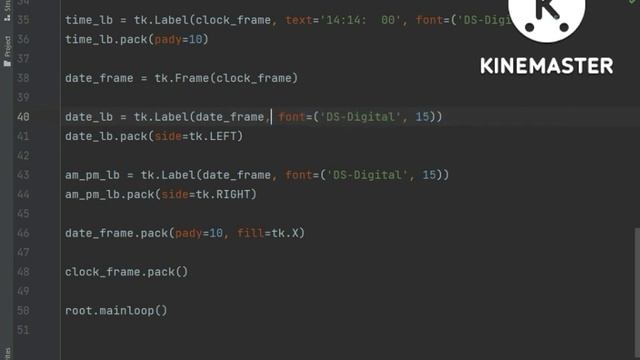 Create Tkinter Digital Clock | Python Digital Clock смотреть онлайн