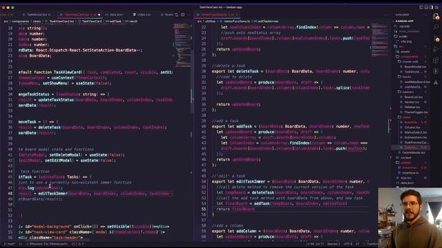Code With Me - Edit Task Immer Function - Kanban Task Tracker смотреть онлайн
