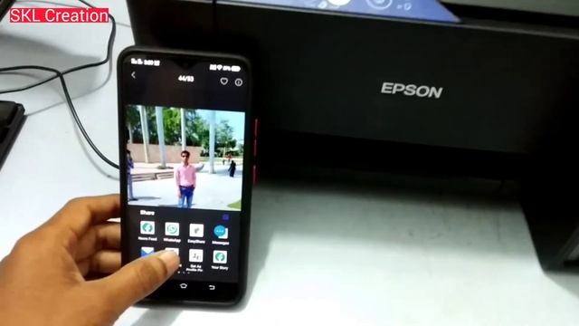 Photo print through mobile via wifi in epson L3151 printer смотреть онлайн