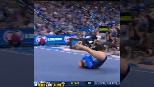 Katelyn Ohashi невероятное приземление на шпагат смотреть онлайн