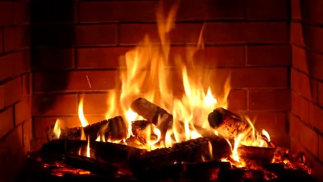Камин Огонь Fireplace 10 часов hours full HD FullHD 4K смотреть онлайн
