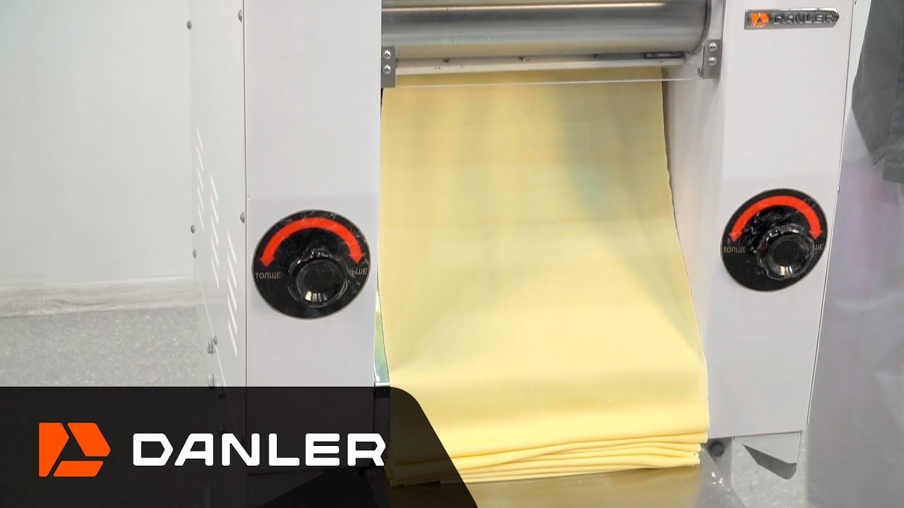 Тестораскаточные машины для крутого теста Danler KF-350 и KT-350 смотреть онлайн