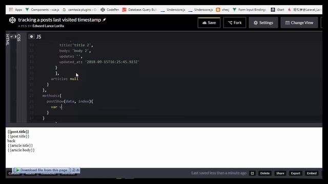 tracking a posts last visited timestamp смотреть онлайн