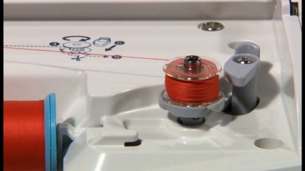 JUKI HZL-F600, 3 часть Замена шпульки.