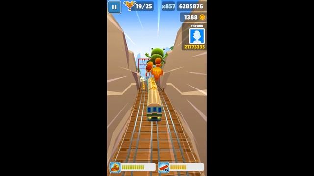 Subway Surf взломанная версия (выпуск 1) смотреть онлайн