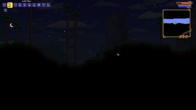 Terraria Part 1 Exploring The Caves смотреть онлайн