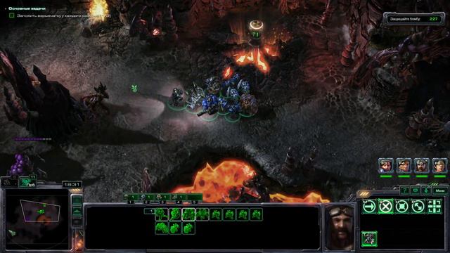 StarCraft II - Эксперт - Прохождение Кампании WOL - Чрево Чудовища - Задание 25 смотреть онлайн