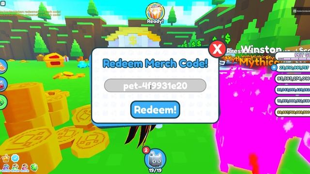 REDEEMING THE BIG GAMES PET SIMULATOR X MERCH CODES! смотреть онлайн