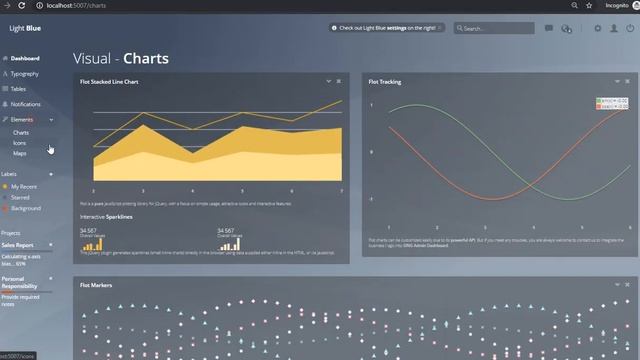 Flask Admin Light Blue - Open-Source Admin Panel | AppSeed смотреть онлайн