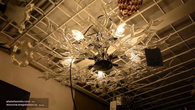 Люстра crystal lux SPRING PL5 CROMO E IRIDE смотреть онлайн