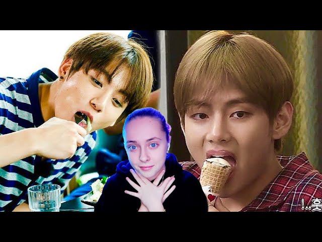 ЧТО ЭТИ КОРЕЙЦЫ СЕБЕ ПОЗВОЛЯЮТ? | реакция на корейцев в асмр и мукбанг (бтс версия) смотреть онлайн