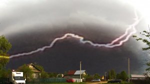 АНОМАЛЬНАЯ ГРОЗА В ПОДМОСКОВЬЕ 22 МАЯ 2023. СНЯЛ ШАРОВУЮ МОЛНИЮ. МИСТИКА...