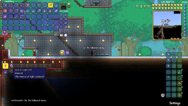 How to Summon a Hallowed Mimic in Terraria смотреть онлайн
