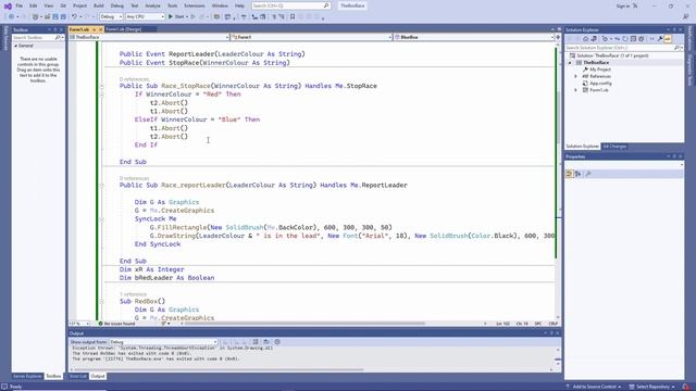 Advanced VB.NET Programming – Threads, Events and Delegates (Part 2) смотреть онлайн