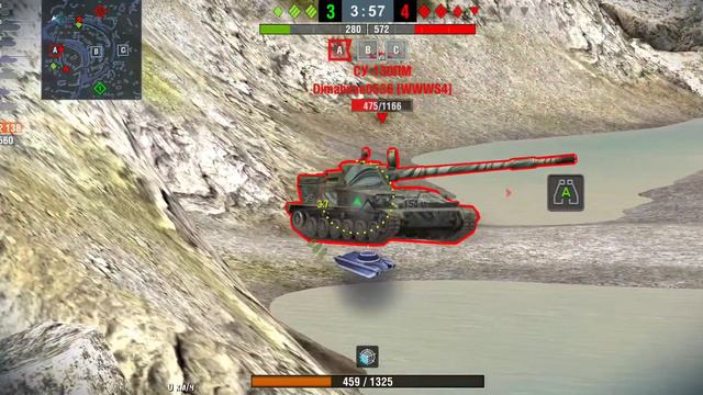 WoT Blitz Бой на AMX 13 90 на мастера смотреть онлайн