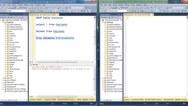 SQL Tutorial - Como usar DROP, DELETE y TRUNCATE смотреть онлайн