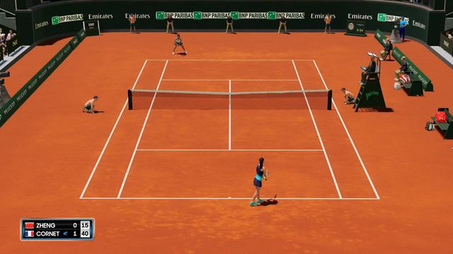 AO Tennis 2 - Qinwen Zheng Vs Alizé Cornet - PS5 Gameplay