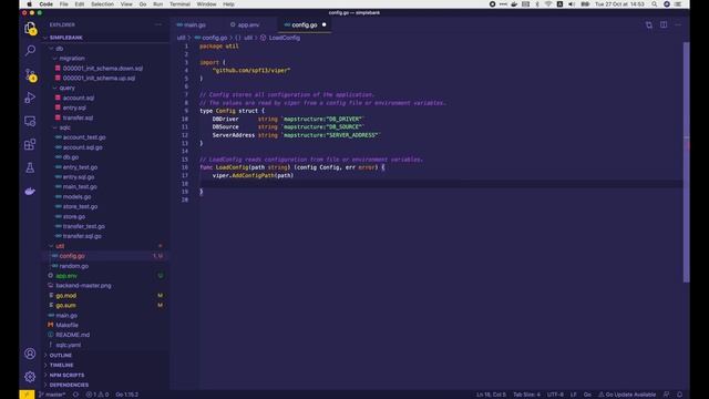 [Backend #12] Load config from file & environment variables in Golang with Viper смотреть онлайн
