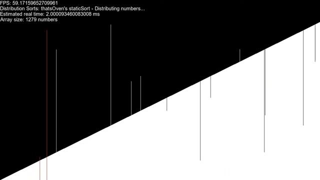 staticSort - Sorting algorithm visualization using SortTheater смотреть онлайн