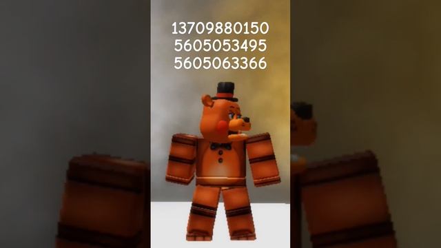 Код на одежду мишки Фредди в роблокс из Фаф 2 #роблокс смотреть онлайн