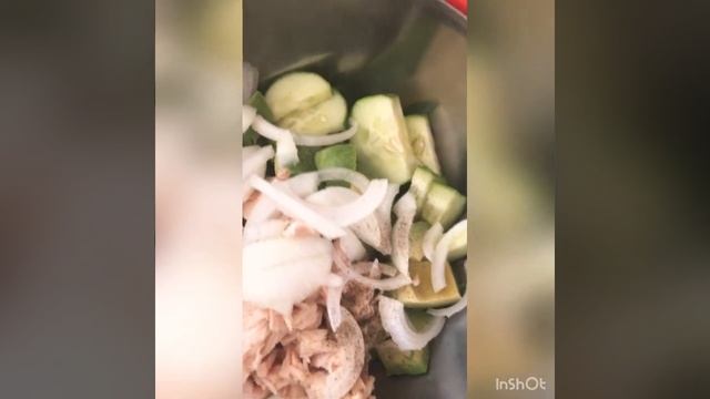 Салат авокадо с огурцом.Avocado salad смотреть онлайн