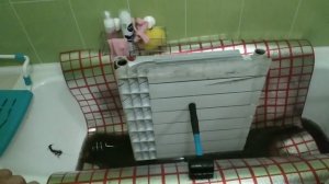 Ремонт! Чистка радиатора отопления водой и уксусом