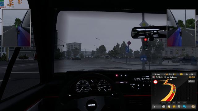 Euro Truck Simulator 2/ катка на VW GOLF mod/ Logitech MOMO Racing смотреть онлайн