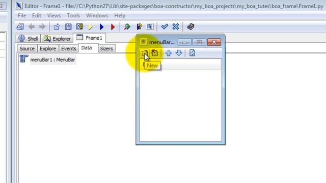 Boa Constructor Tutorial 1 - Text Editor смотреть онлайн